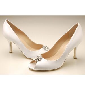 James Ciccotti Milena Bridal heels, dyeable 37